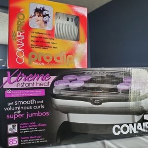 Conair Xtreme Instant Heat Hot Rollers + extra clips